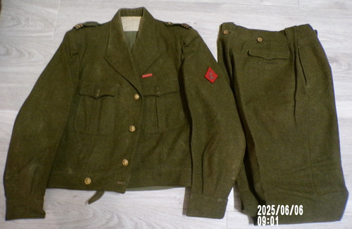 Uniforme battle dress - uniforme, drap