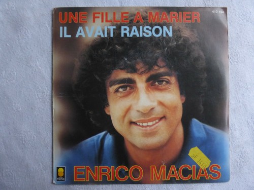 Enrico macias une fille - macias-une, a