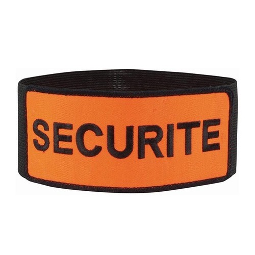 Brassard sécurité noir - sécurité,