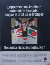 publicite     HUILE  ELF
