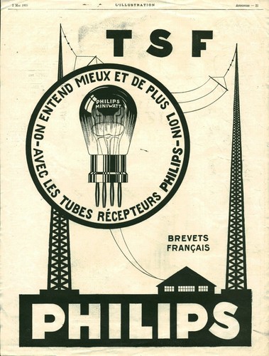 Publicité ancienne tsf - publicité,