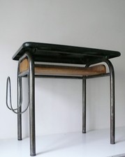 Bureau ecolier metal bois - bois, /
