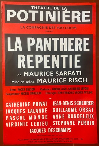 Affiche théâtre la - affiche,
