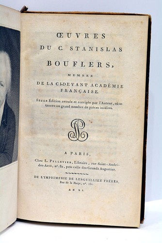 Livre ancien bouflers - ancien,