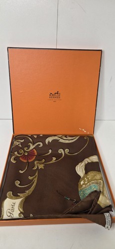 Carre hermès twill soie - en,