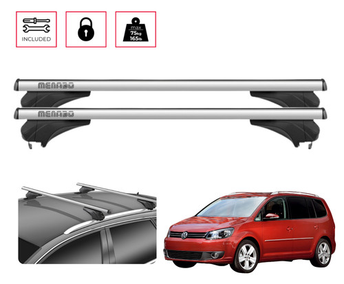 Barres toit menabo pour vw - barres,