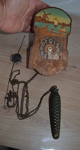 Ancienne pendule coucou à - pendule,