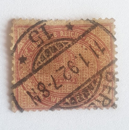 Timbre empire allemand 1875 - timbre,