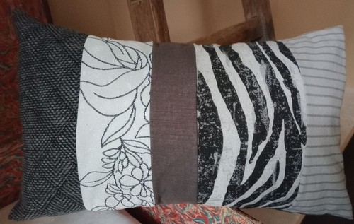 Housse coussin long - coussin, fait
