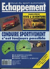 ECHAPPEMENT n°287 09/1992 PARIS PEKIN GOLF GTI TOYOTA MR Groupe F Groupe N