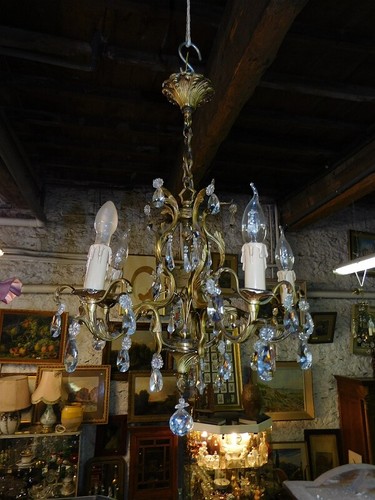 Lustre pampilles ampoules - pampilles, 5