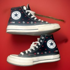 Baskets Converse Noires Chuck 70 Crafted  'With Love' - Love me St Valentin T 40