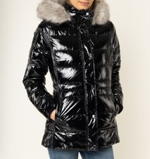 Doudoune noir effet glossy TOMMY HILFIGER neuf T. L