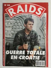 #56 Magazine Raids  N66 novembre 1991 guerre totale en Croatie, bérets vert