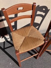 2 chaises de bar en bois de 75cm de hauteur