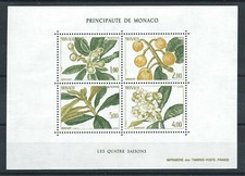 Monaco Bloc N°31** (MNH) 1985 - Flore "Néflier du Japon"