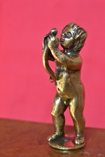 STATUETTE BRONZE Hercule enfant étranglant serpent XVIIe 17e siècle HAUTE EPOQUE