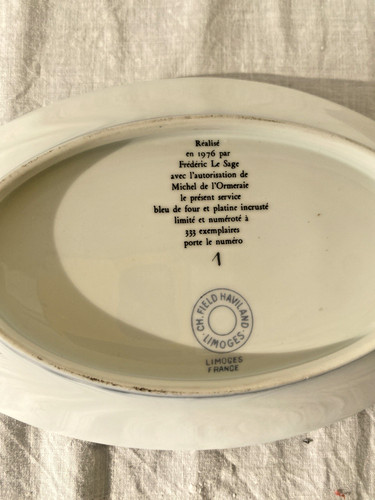 Limoges piece unique - unique?, ravier