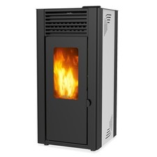 supra poêle à granulés de bois 11.9kw blanc orphee 12 blanc 