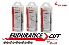 3 Granit Chaînes de Scie Husqvarna 246 254 257 340 345 346 350 353 Chaîne
