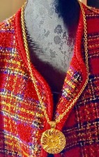 Collier PLAQUÉ OR signé  GUY