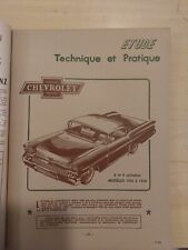 REVUE TECHNIQUE CHEVROLET 1955