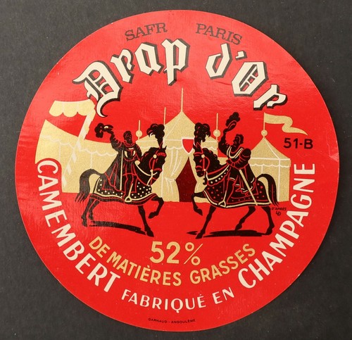 Etiquette fromage camembert - etiquette,