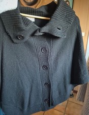 Poncho noir taille unique Nothing Else