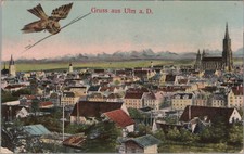 Carte postale, carte postale, salutations d'Ulma. D. (BM)50555