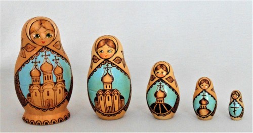 Set hand painted nesting - hand,