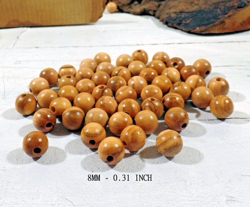 Perles bois olivier - perles, d'olivier