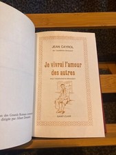 Jean Cayrol Je vivrai l'amour des autres éditions de Saint-Clair 1975