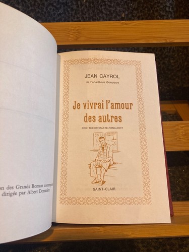 Jean cayrol vivrai amour - vivrai, l'amour