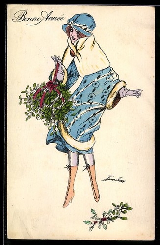 Carte postale artiste - carte, xavier