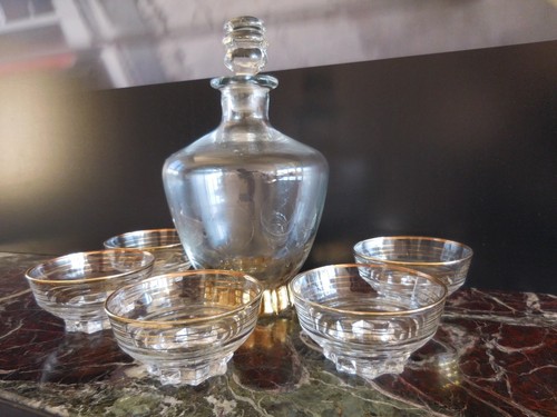 Carafe verres service liqueur