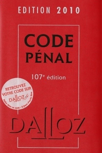 Code pénal 2010 - -, yves