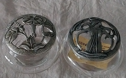 Pots verre etain - 2, bonbon
