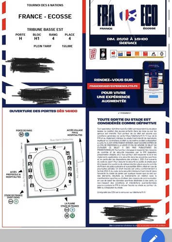 Rugby france ecosse tournoi - france/ecosse,