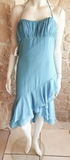Robe cocktail turquoise taille