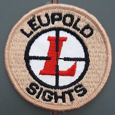 Écusson Tireur Tir Lunettes LEUPOLD SIGHTS visée sniper ORIGINAL VINTAGE PATCH