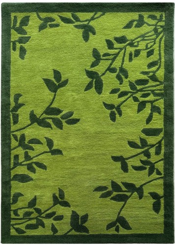 Tapis vert 100 - vert, laine
