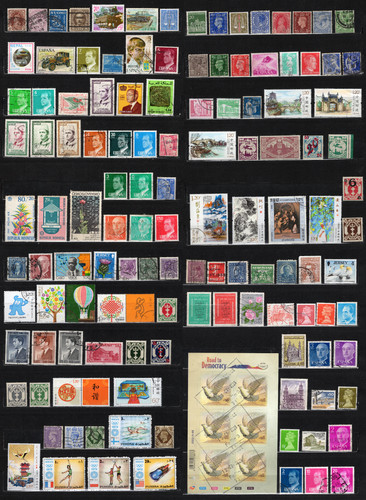 Timbres divers monde - , dont