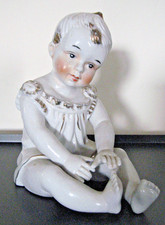 Poupée Bébé de piano Style Art Nouveau Porcelaine doré Piano Baby