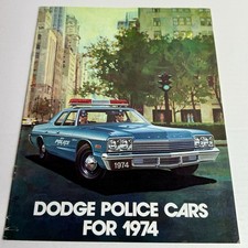 DODGE 1974 POLICE CARS / 16p brochure catalogue / US / CORONET MONACO TRADESMAN