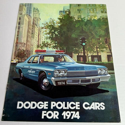 Dodge 1974 police cars 16p - 1974,