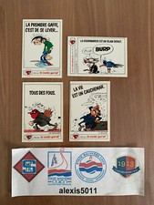 LA VACHE QUI RIT LOT DE 4 IMAGES GASTON LAGAFFE 1986