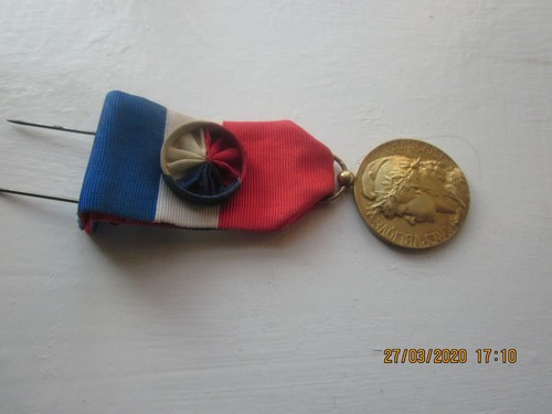Médaille vermeil honneur et - médaille, vermeil,
