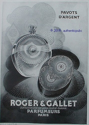 Publicite roger gallet - roger,