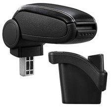 Accoudoir Central Cuir Référence Noir Blanc pour Renault Megane II 2 2002-