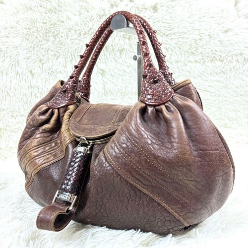 Fendi spy bag brown - fendi, leather